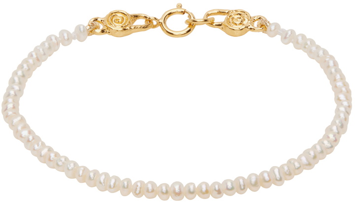 Photo: Mondo Mondo White Petite Pearl Bracelet