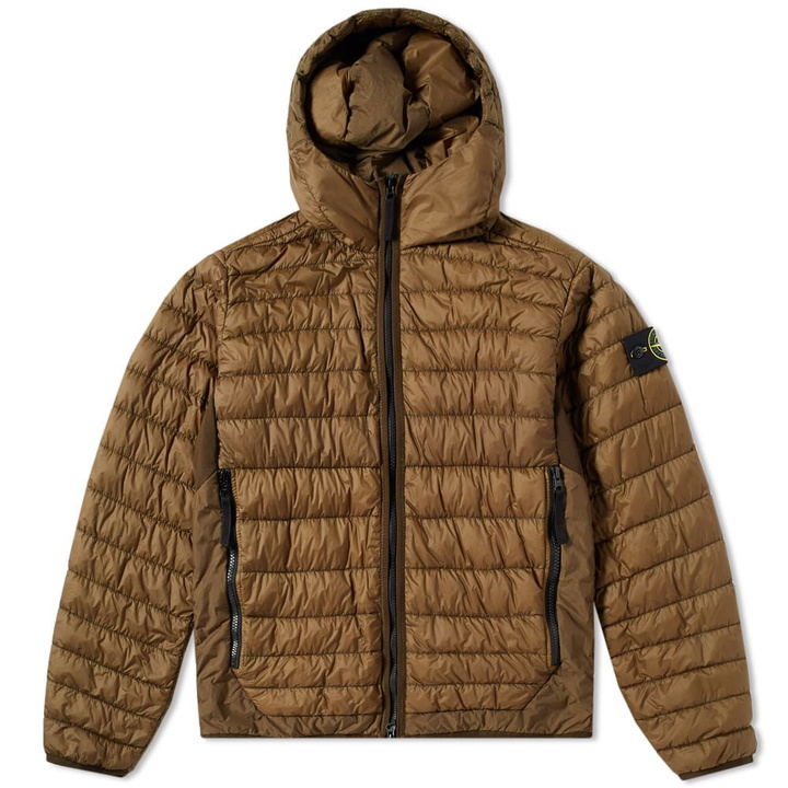 Photo: Stone Island Garment Dyed Micro Yarn Down Hooded Jacket