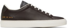 Common Projects Brown Retro Sneakers