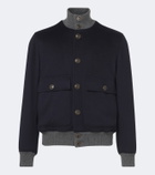Brunello Cucinelli Virgin wool blouson jacket