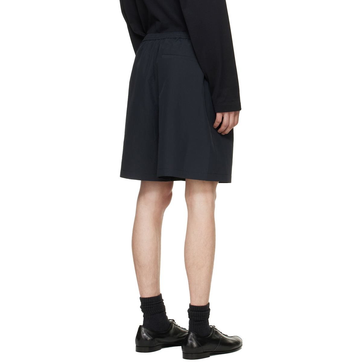 Jil Sander Black Polyester Shorts