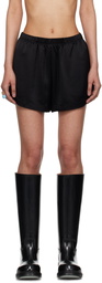 LESET Black Barb Boxer Shorts