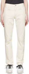 rag & bone Off-White Loopback Jeans