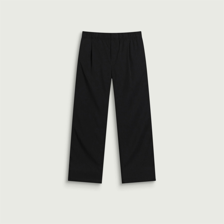 Photo: Our Legacy Men's Night Drape Twill Leisure Trouser in Crow Black