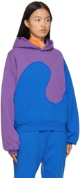 ERL Purple & Blue Swirl Hoodie