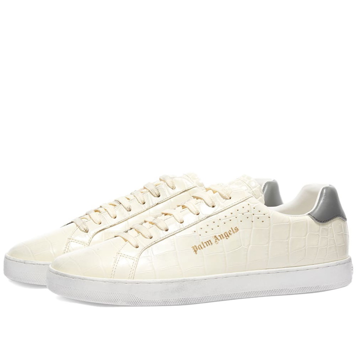 Photo: Palm Angels New Tennis Croco Sneakers