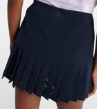 Tory Sport Logo pleated tennis skirt