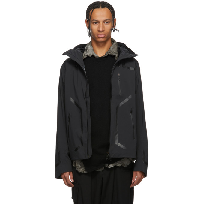 Descente ALLTERRAIN concealed-hood lightweight jacket - Black