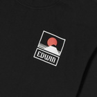 Edwin Men's Sunset On Mt. Fuji T-Shirt in Black