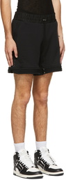 AMIRI Black Terry Basketball Shorts