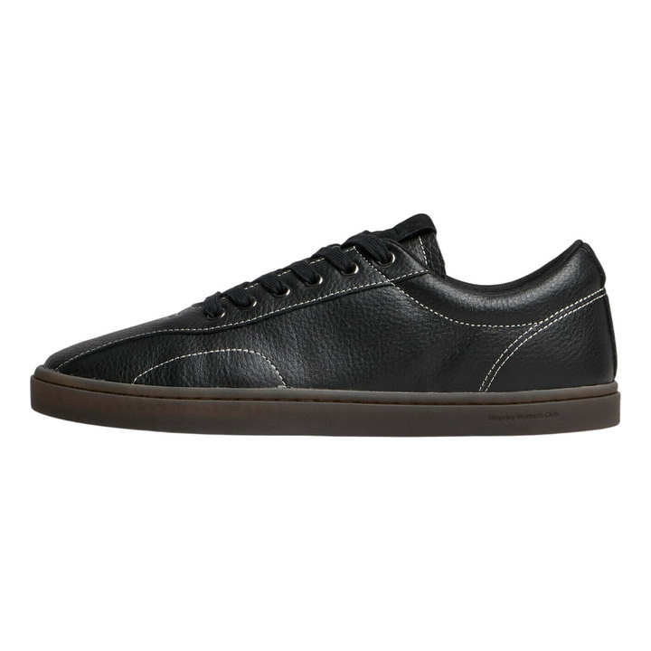 Photo: Stepney Workers Club Men's Surma Tumbled Leather Sneaker in Black
