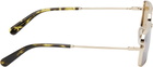 Marc Jacobs Gold Metal Logo Chain Sunglasses