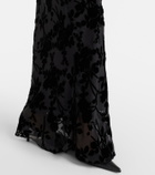 Rodarte Devoré floral velvet gown