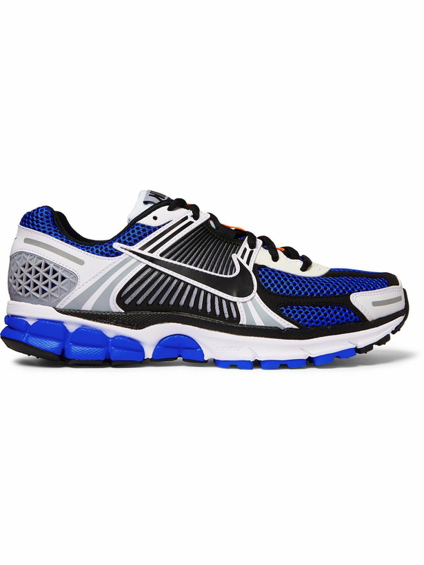 Photo: Nike - Zoom Vomero 5 SE SP Leather and Rubber-Trimmed Mesh Sneakers - Blue