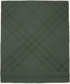 Burberry Green Argyle Scarf