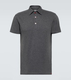 Kiton Cotton and cashmere polo shirt