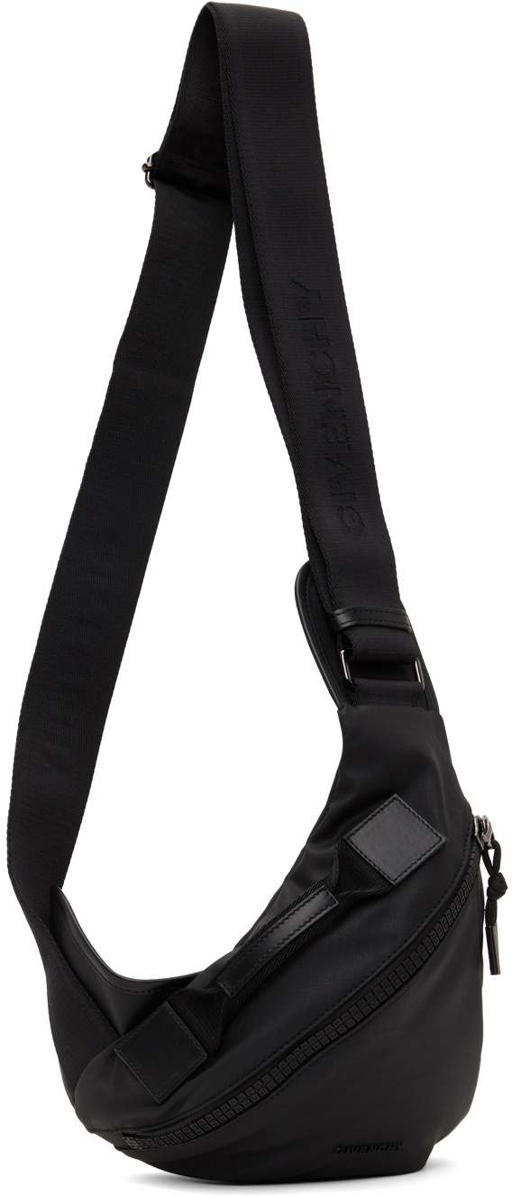 Givenchy Black Small G-Zip Triangle Bag Givenchy