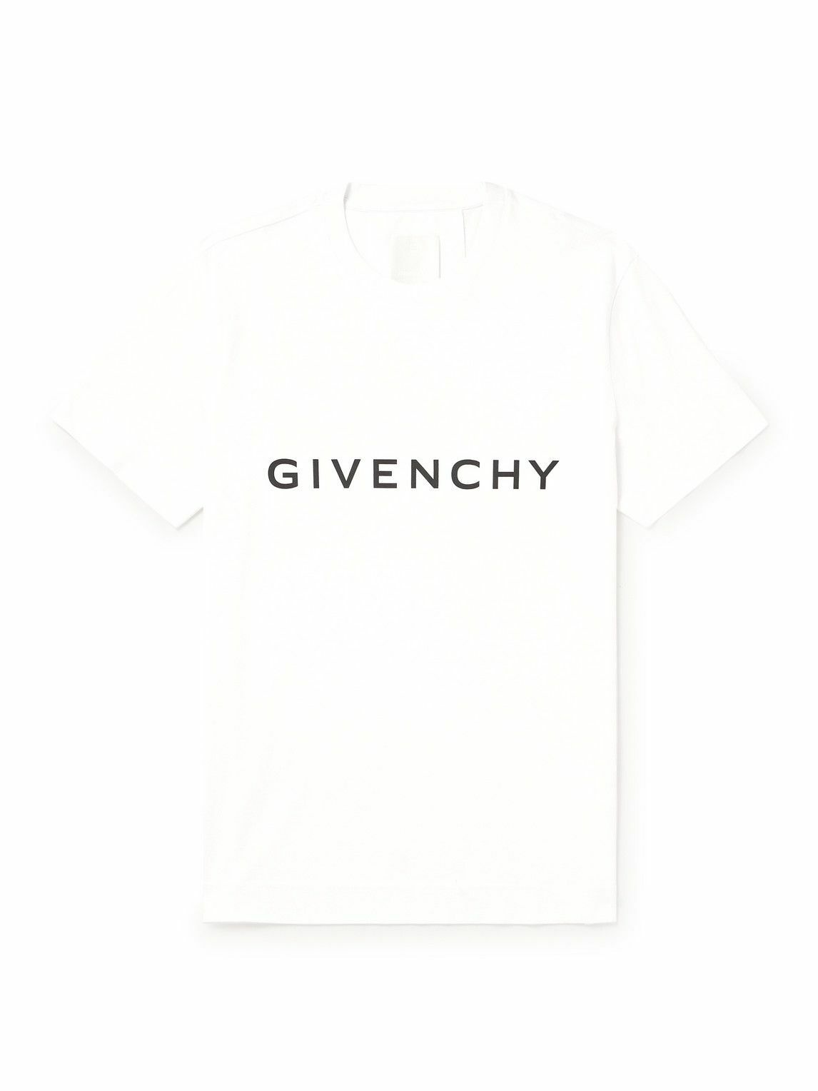 Givenchy - Logo-Print Cotton-Jersey T-Shirt - White Givenchy