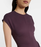 Tove Ames gathered jersey maxi dress