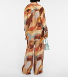 SIR - Printed cotton and silk shirt