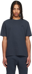 Maison Kitsuné Navy Bold Fox Head Patch Comfort T-shirt