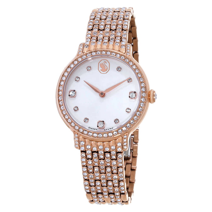 Photo: Swarovski Imber Quartz Crystal Silver Dial Ladies Watch 5741227