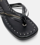 Sacai Leather thong sandals