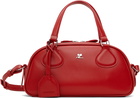 Courrèges Red Friday Bowling Leather Bag