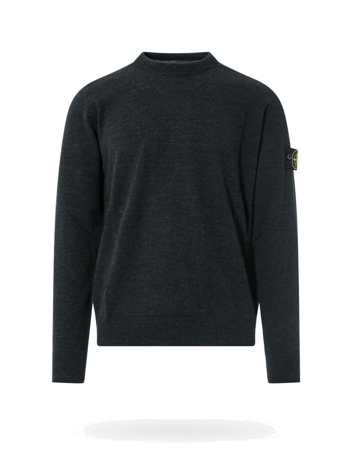 Stone Island - Man - Black - Knit Sweater