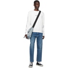 Maison Margiela Off-White Logo Crewneck Sweatshirt