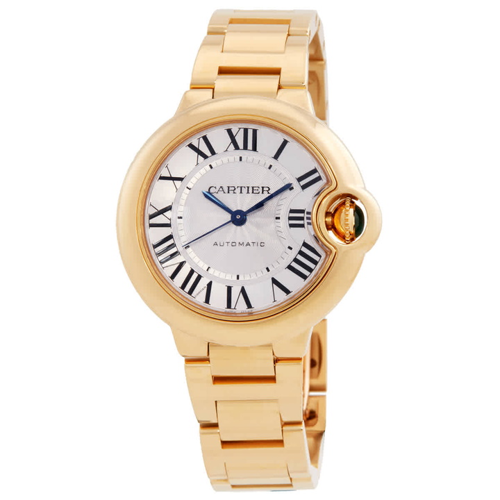 Photo: Cartier Ballon Bleu 33mm Automatic Silver Dial Ladies Watch WGBB0045
