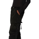 Song for the Mute Black Kick Cropped Cargo Pants
