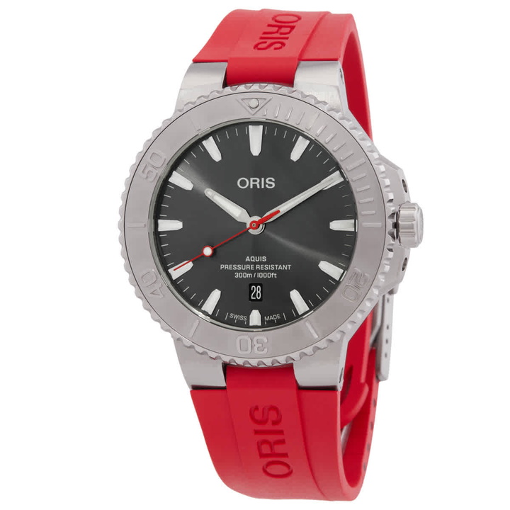 Photo: Oris Aquis Date Automatic Grey Dial Mens Watch 01 733 7789 4153-07 4 23 36FC