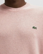 Lacoste KNIT SWEATER pink Mens Pullover