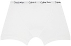 Calvin Klein Underwear Three-Pack White Boxer Briefs