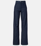Dries Van Noten Floral wide-leg jeans