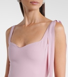 Marmar Halim Ana crêpe and chiffon gown