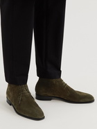 Manolo Blahnik - Berwick Suede Chukka Boots - Green