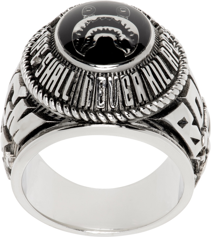 Photo: BAPE Silver Shark College Ring
