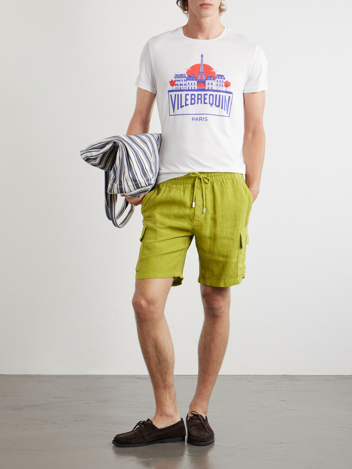Vilebrequin - Thom City Logo-Print Cotton-Jersey T-Shirt - White