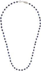 Giorgio Armani Blue & Silver Bead Necklace