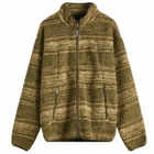 Polar Skate Co. Men's Kiko Fleece Jacket in Army Green