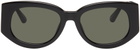 LINDA FARROW Black Debbie Sunglasses