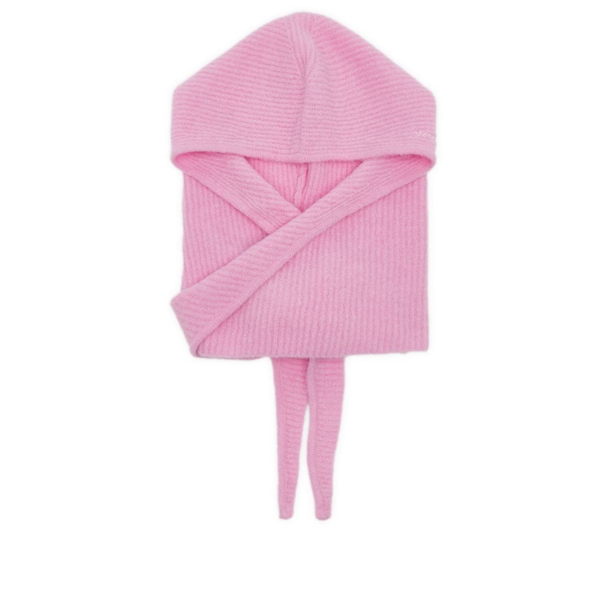 GANNI Women's Soft Wool Balaclava in Corsage GANNI