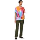 MSGM Multicolor Paint Pattern T-Shirt