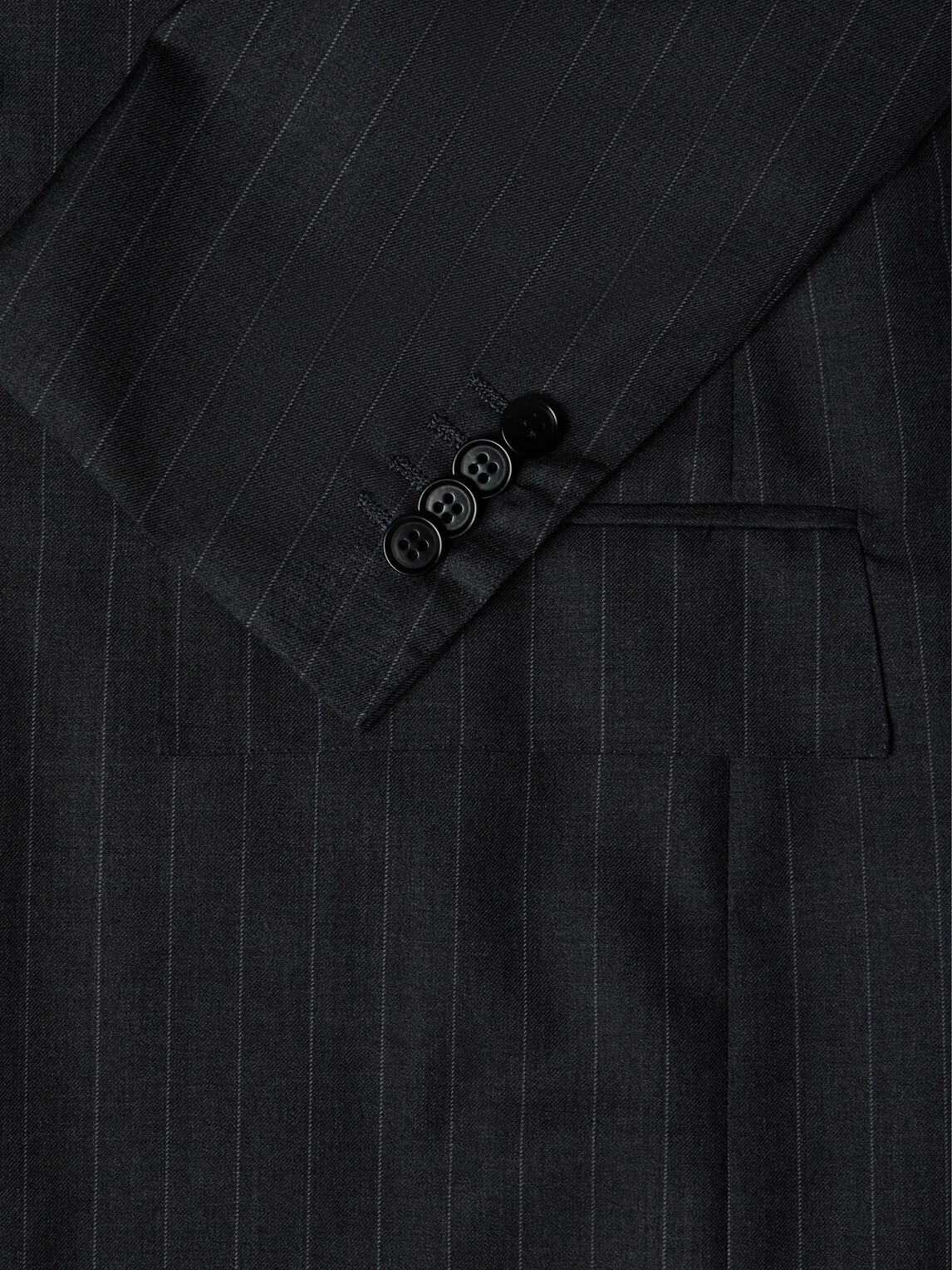 Kiton - Double-Breasted Pinstriped Wool Suit Jacket - Gray