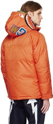 BAPE Orange Shark Snowboard Down Jacket