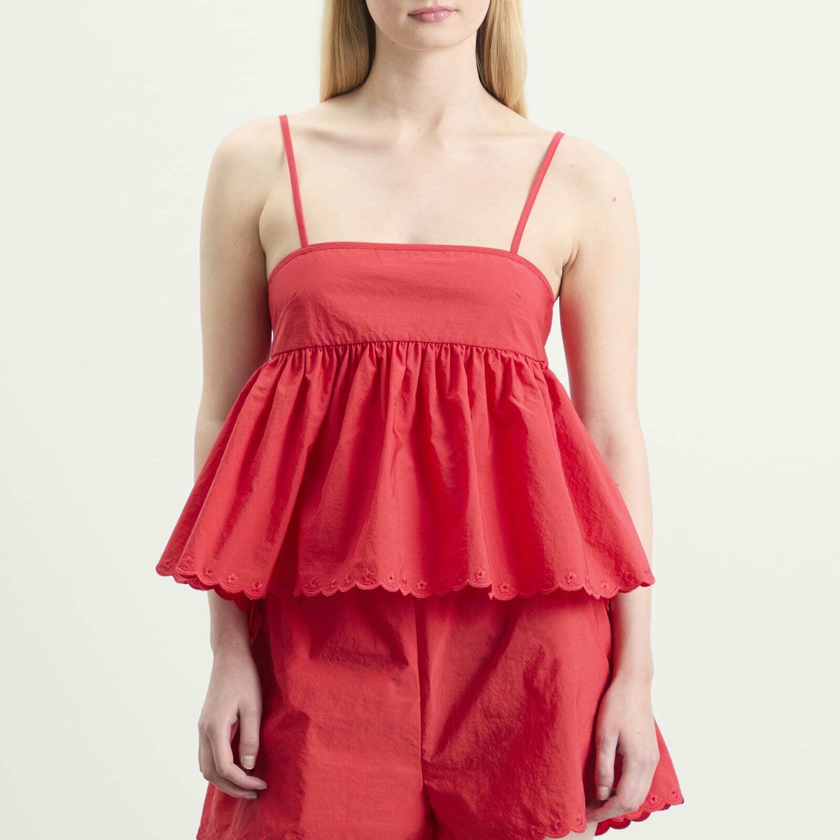 Cecilie Bahnsen Women's Selena Top in Red