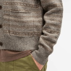 Adsum Men's Nordic Cardigan in Brown