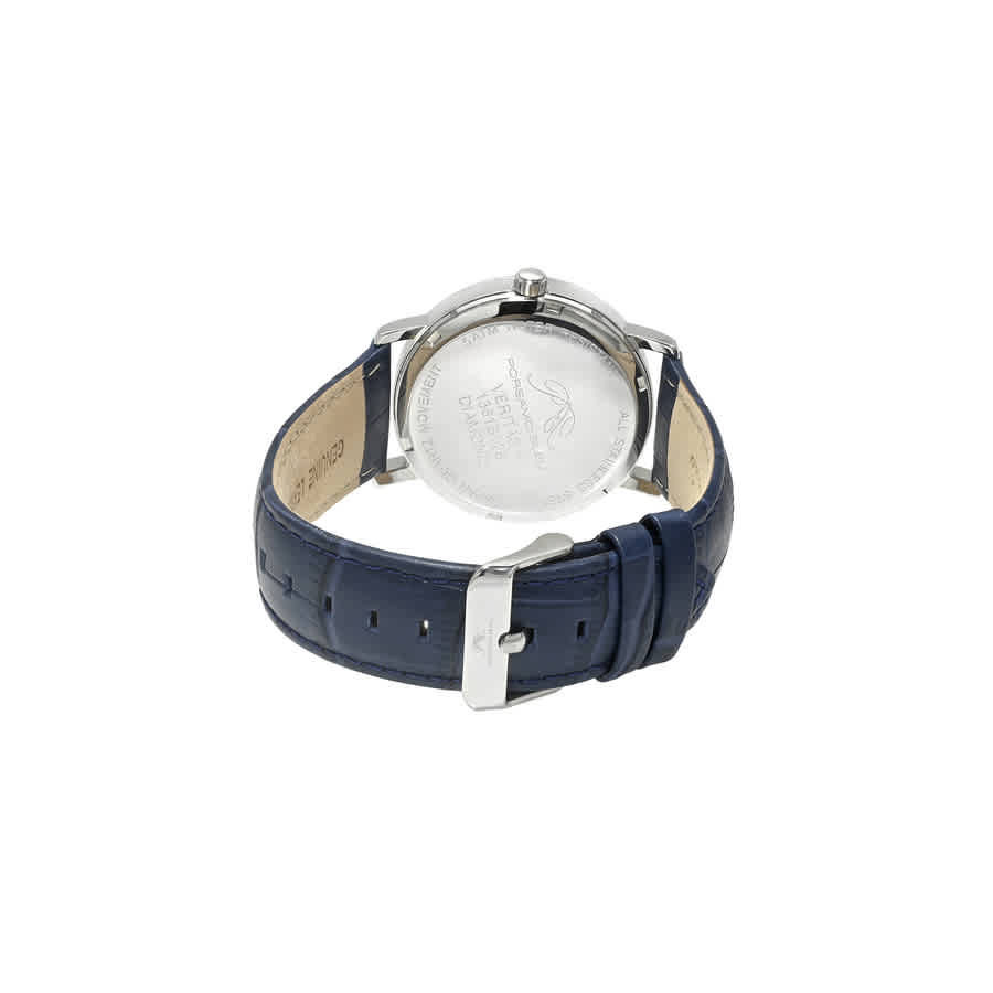 Porsamo Bleu Veritas 1 Quartz White Dial Mens Watch 1361BVEL